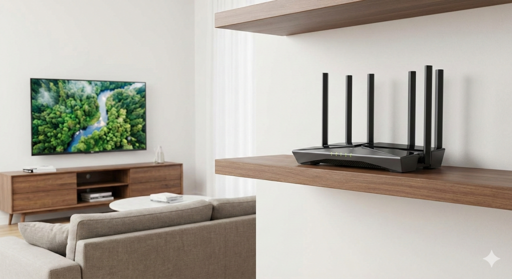 محل قرارگیری مودم برای سرعت بهتر