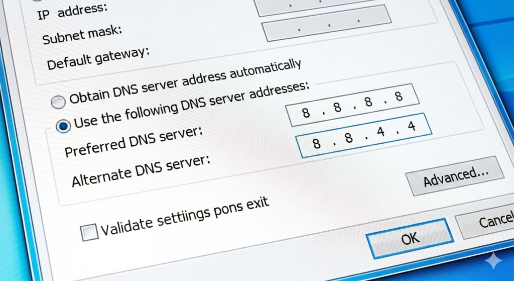 تنظیم DNS برای افزایش سرعت اینترنت