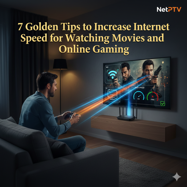 7 Golden Tips to Increase Internet Speed for Watching Movies and Online Gaming